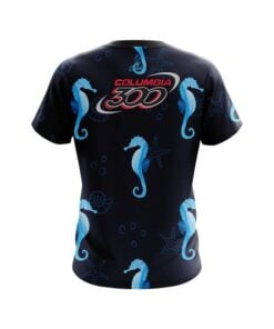 Alternative view of Columbia 300 Underwater Seahorse CoolWick Bowling Jersey