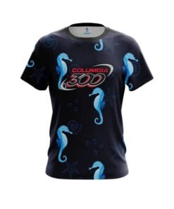 Columbia 300 Underwater Seahorse CoolWick Bowling Jersey