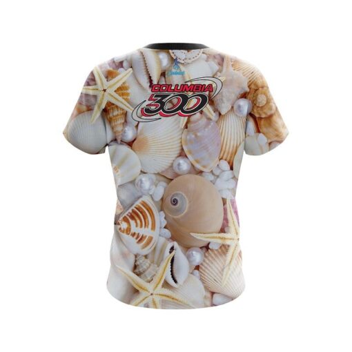 Columbia 300 Seashells CoolWick Bowling Jersey - Image 2