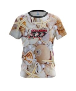 Columbia 300 Seashells CoolWick Bowling Jersey