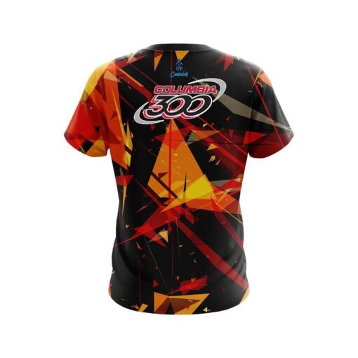 Columbia 300 Shattered Shapes CoolWick Bowling Jersey - Image 2