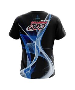 Alternative view of Columbia 300 Smokey Blue Wave CoolWick Bowling Jersey