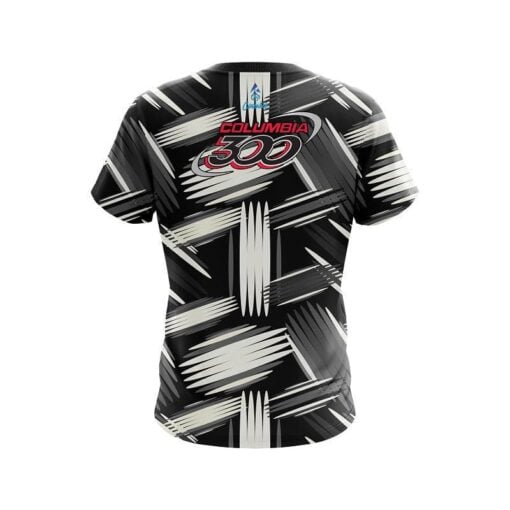 Columbia 300 Striped Pattern CoolWick Bowling Jersey - Image 2