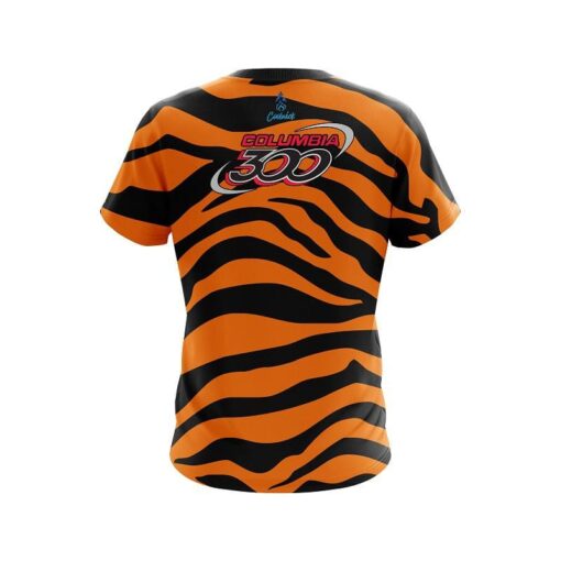 Columbia 300 Tiger Stripes CoolWick Bowling Jersey - Image 2