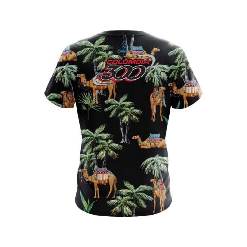 Columbia 300 Tropical Camel CoolWick Bowling Jersey - Image 2