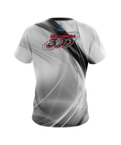 Alternative view of Columbia 300 Wavy Black And White Swirl CoolWick Bowling Jersey