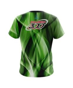 Alternative view of Columbia 300 Wavy Green Swirl   CoolWick Bowling Jersey