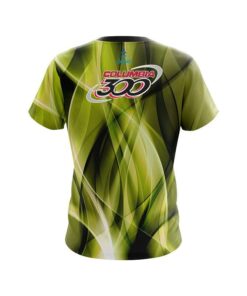Alternative view of Columbia 300 Wavy Yellow  Swirl   CoolWick Bowling Jersey