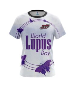 Columbia 300 World Lupus Cancer Awareness 3 CoolWick Bowling Jersey