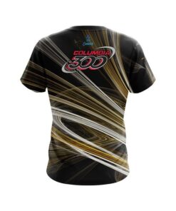 Alternative view of Columbia 300 Yellow Motion Swirl CoolWick Bowling Jersey