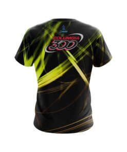 Alternative view of Columbia 300 Yellow Spiral CoolWick Bowling Jersey