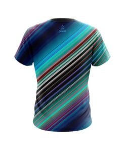 Alternative view of Plain Candy Stripe CoolWick Bowling Jersey