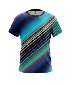 Plain Candy Stripe CoolWick Bowling Jersey