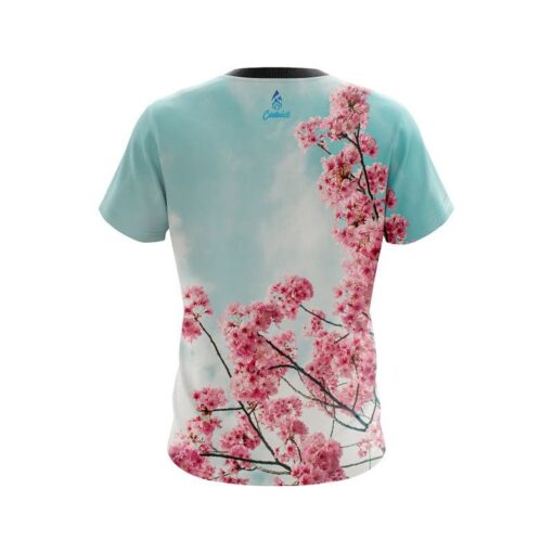 Plain Cherry Blossom CoolWick Bowling Jersey - Image 2