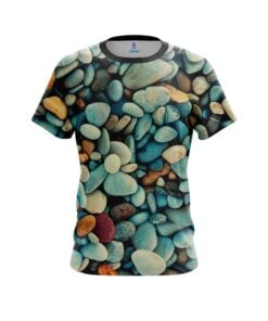 Plain Color Pebbles CoolWick Bowling Jersey
