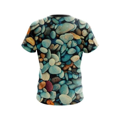 Plain Color Pebbles CoolWick Bowling Jersey - Image 2