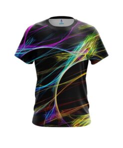Plain Colorful Energy Motion CoolWick Bowling Jersey