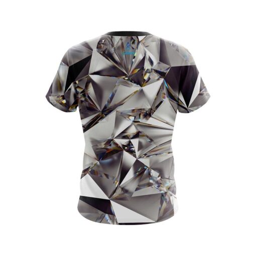 Plain Crystal Diamonds CoolWick Bowling Jersey - Image 2