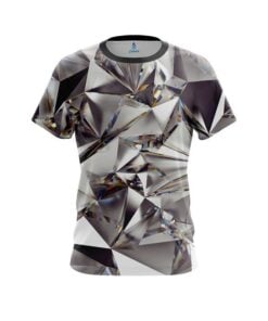 Plain Crystal Diamonds CoolWick Bowling Jersey
