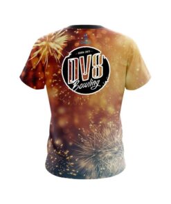Alternative view of DV8 Holiday Explosion CoolWick Bowling Jersey