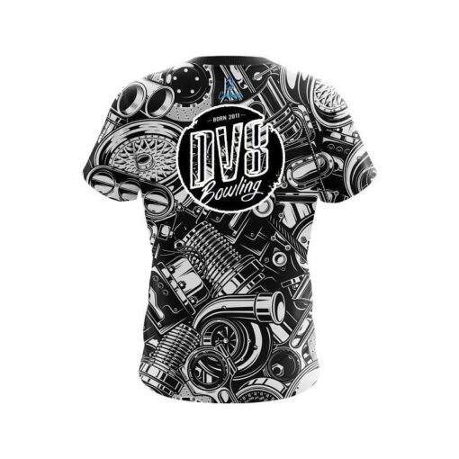 DV8 Auto Parts Explosion CoolWick Bowling Jersey - Image 2