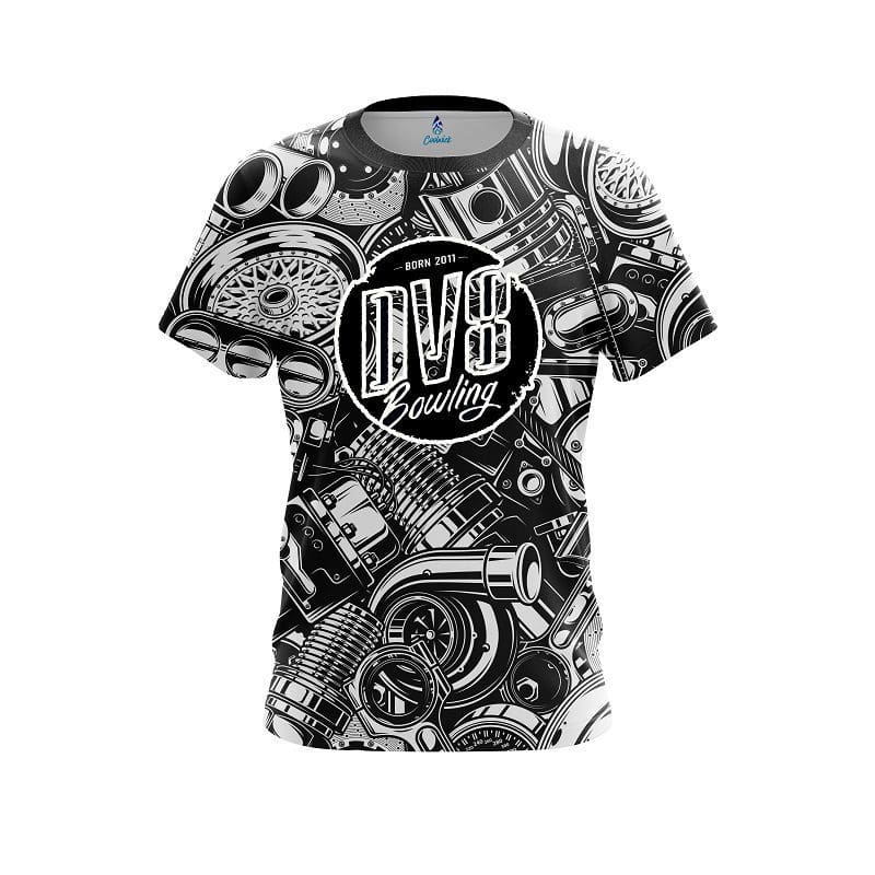 DV8 Auto Parts Explosion CoolWick Bowling Jersey