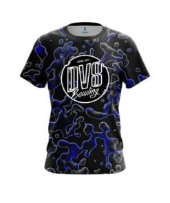 DV8 Blue Flowing Fluid CoolWick Bowling Jersey
