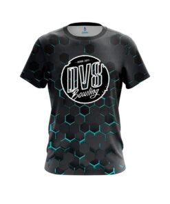 DV8 Aqua Honeycomb Fusion CoolWick Bowling Jersey