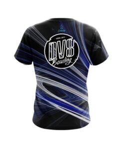 Alternative view of DV8 Blue Motion Swirl CoolWick Bowling Jersey