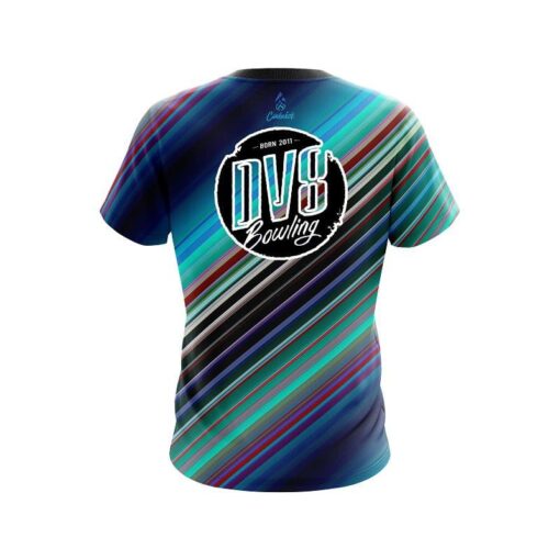DV8 Candy Stripe CoolWick Bowling Jersey - Image 2