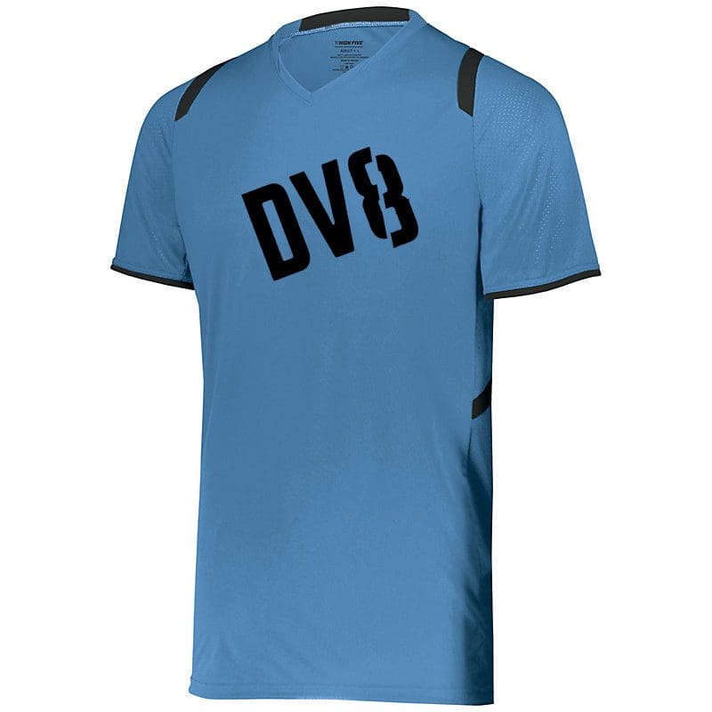 DV8 Alley Cat Columbia Blue Men’s Coolwick Bowling Dri-Fit