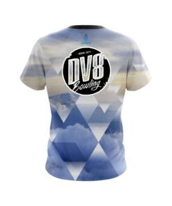 Alternative view of DV8 Diamond Clouds CoolWick Bowling Jersey