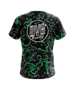 Alternative view of DV8 Green Flowing Fluid CoolWick Bowling Jersey