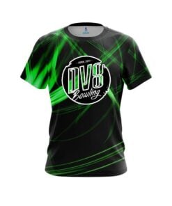 DV8 Green Spiral CoolWick Bowling Jersey