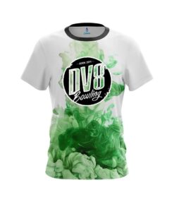 DV8 Green ink Splash CoolWick Bowling Jersey