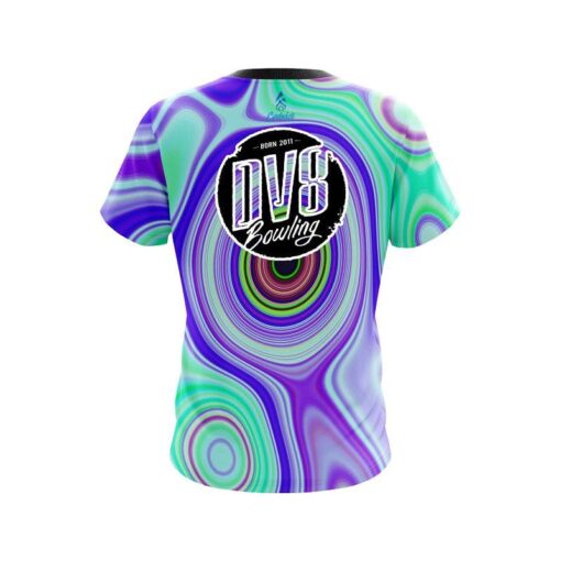 DV8 Hypnotic Swirl CoolWick Bowling Jersey - Image 2