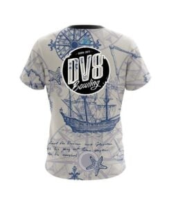 Alternative view of DV8 Nautical Navigation CoolWick Bowling Jersey