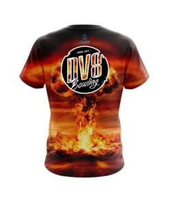Alternative view of DV8 Nuke Explosion CoolWick Bowling Jersey