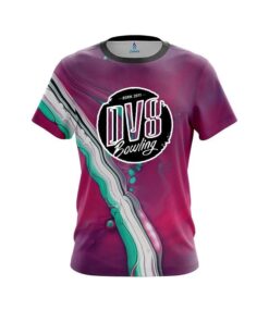 DV8 Liquid Pink And Green Liquid CoolWick Bowling Jersey