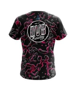 Alternative view of DV8 Pink Flowing Fluid CoolWick Bowling Jersey