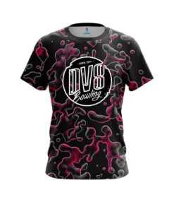 DV8 Pink Flowing Fluid CoolWick Bowling Jersey