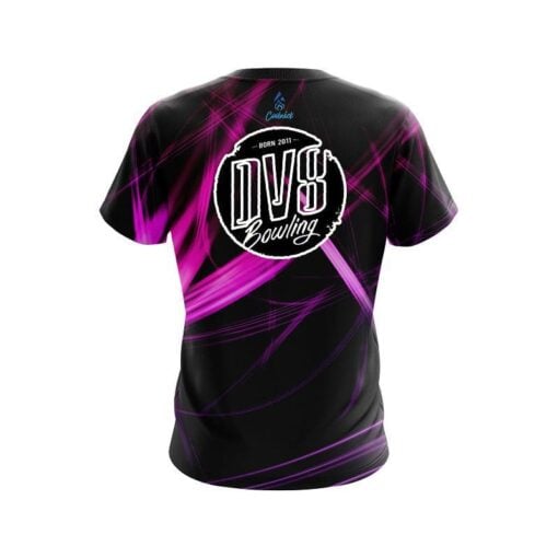 DV8 Pink Spiral CoolWick Bowling Jersey - Image 2