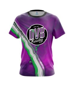 DV8 Liquid Purple And Green Liquid CoolWick Bowling Jersey