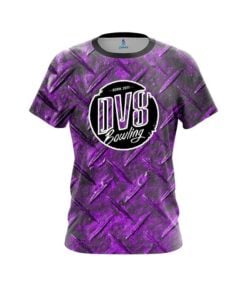 DV8 Purple Diamond Plate CoolWick Bowling Jersey
