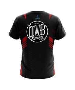 Alternative view of DV8 Red Steel CoolWick Bowling Jersey