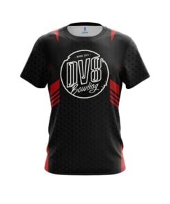 DV8 Red Steel CoolWick Bowling Jersey