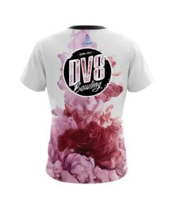 Alternative view of DV8 Red ink Splash CoolWick Bowling Jersey