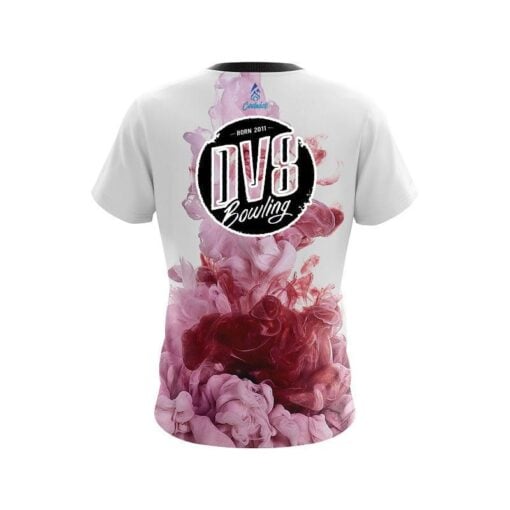 DV8 Red ink Splash CoolWick Bowling Jersey - Image 2