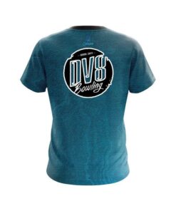 Alternative view of DV8 Teal Grunge Canvas CoolWick Bowling Jersey