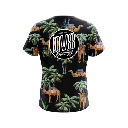 DV8 Tropical Camel CoolWick Bowling Jersey - Image 2
